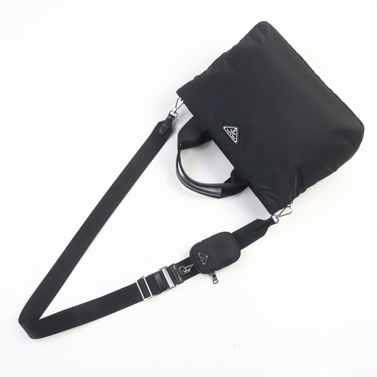 Prada Prada Prada 1BG867 Nylon Handbag Others Tote Bag 1BG867 DUTY FREE for USA Size ONE SIZE - 8 Thumbnail