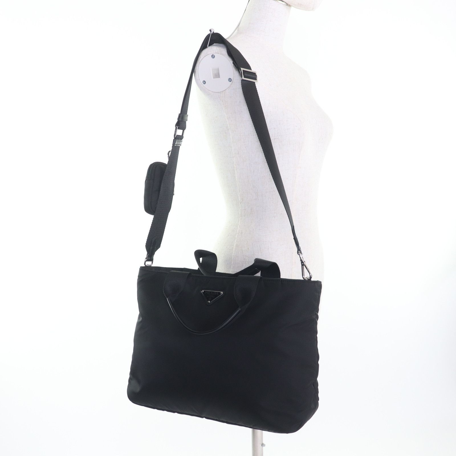 Prada Prada Prada 1BG867 Nylon Handbag Others Tote Bag 1BG867 DUTY FREE for USA Size ONE SIZE - 5 Thumbnail