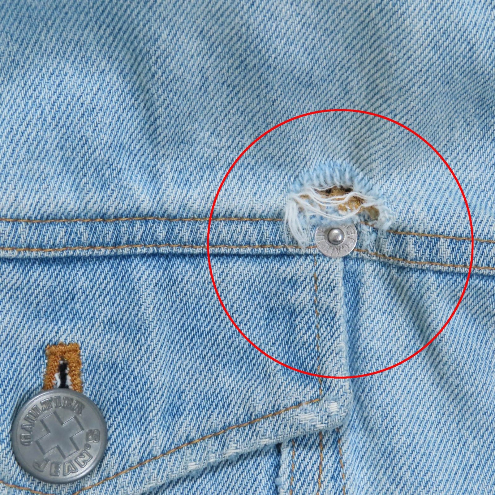 Other Other GAULTIER JEAN’S Denim Polyester Jacket Denim Outerwear DUTY FREE for USA Size ONE SIZE - 11 Thumbnail