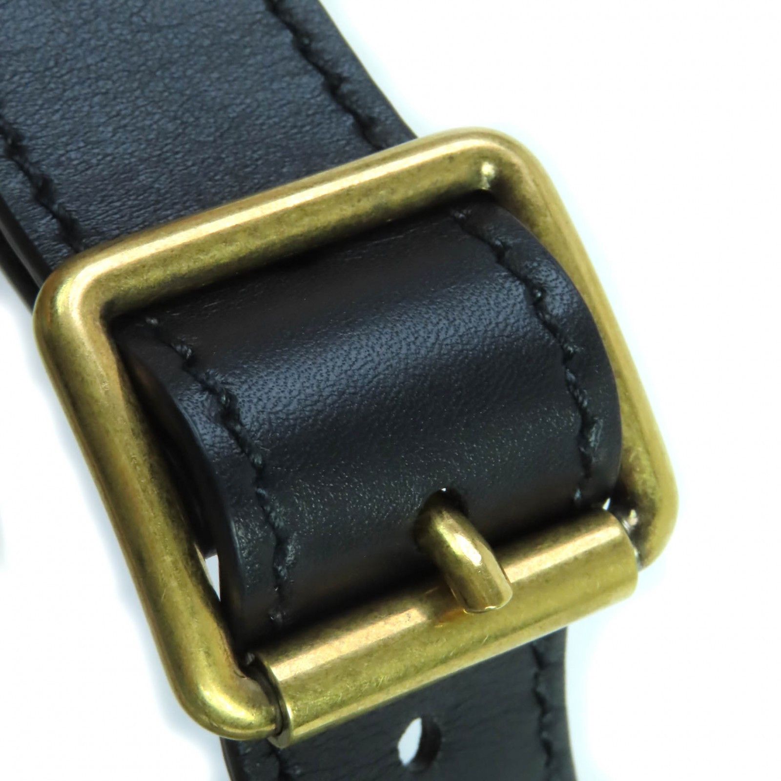 Dior Dior Christian Dior Logo Embroidery Leather Belt Leather Belt B0001CBTE DUTY FREE for USA Size ONE SIZE - 9 Thumbnail