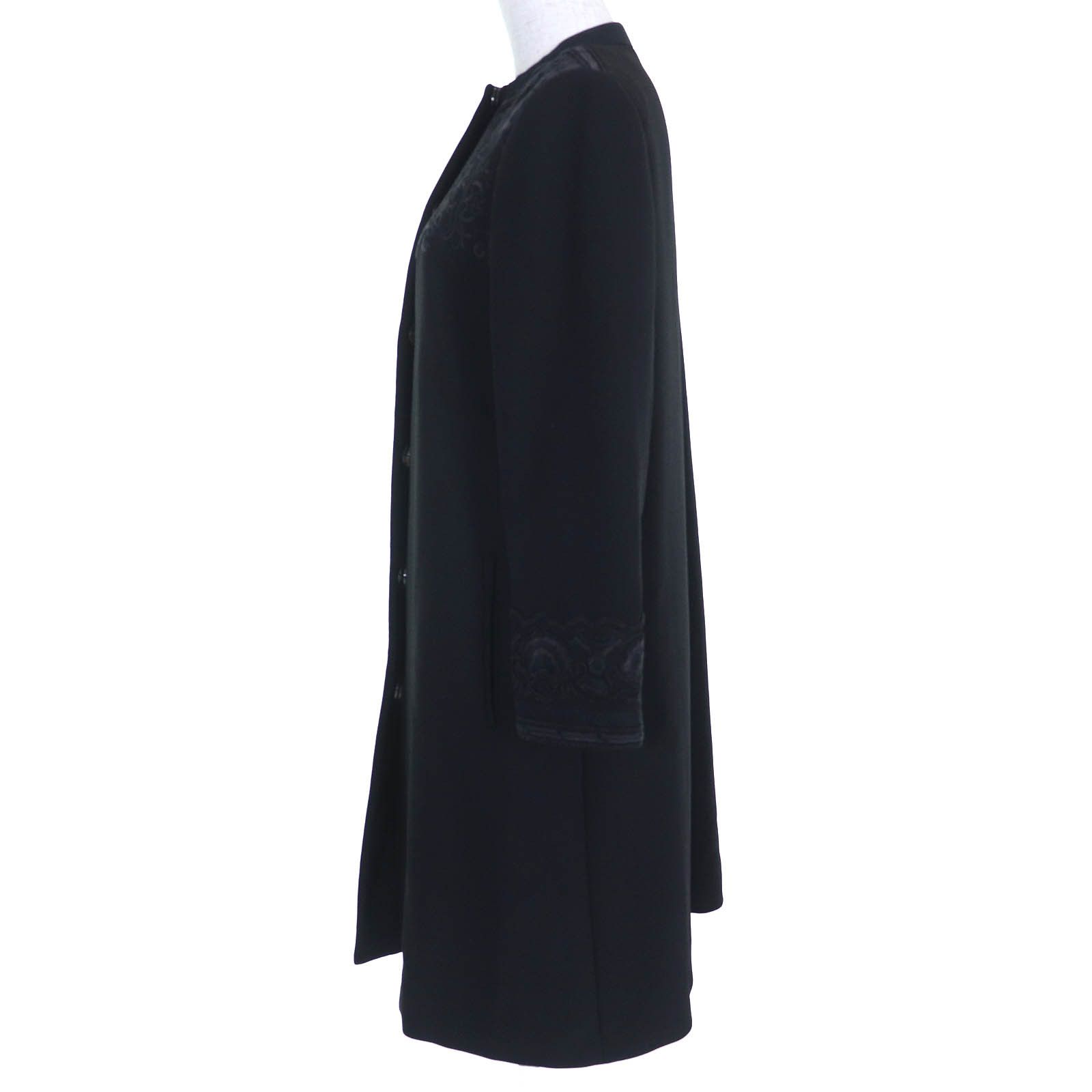 Other Other ETRO Wool Coat Leather Outerwear DUTY FREE for USA Size ONE SIZE - 2 Thumbnail
