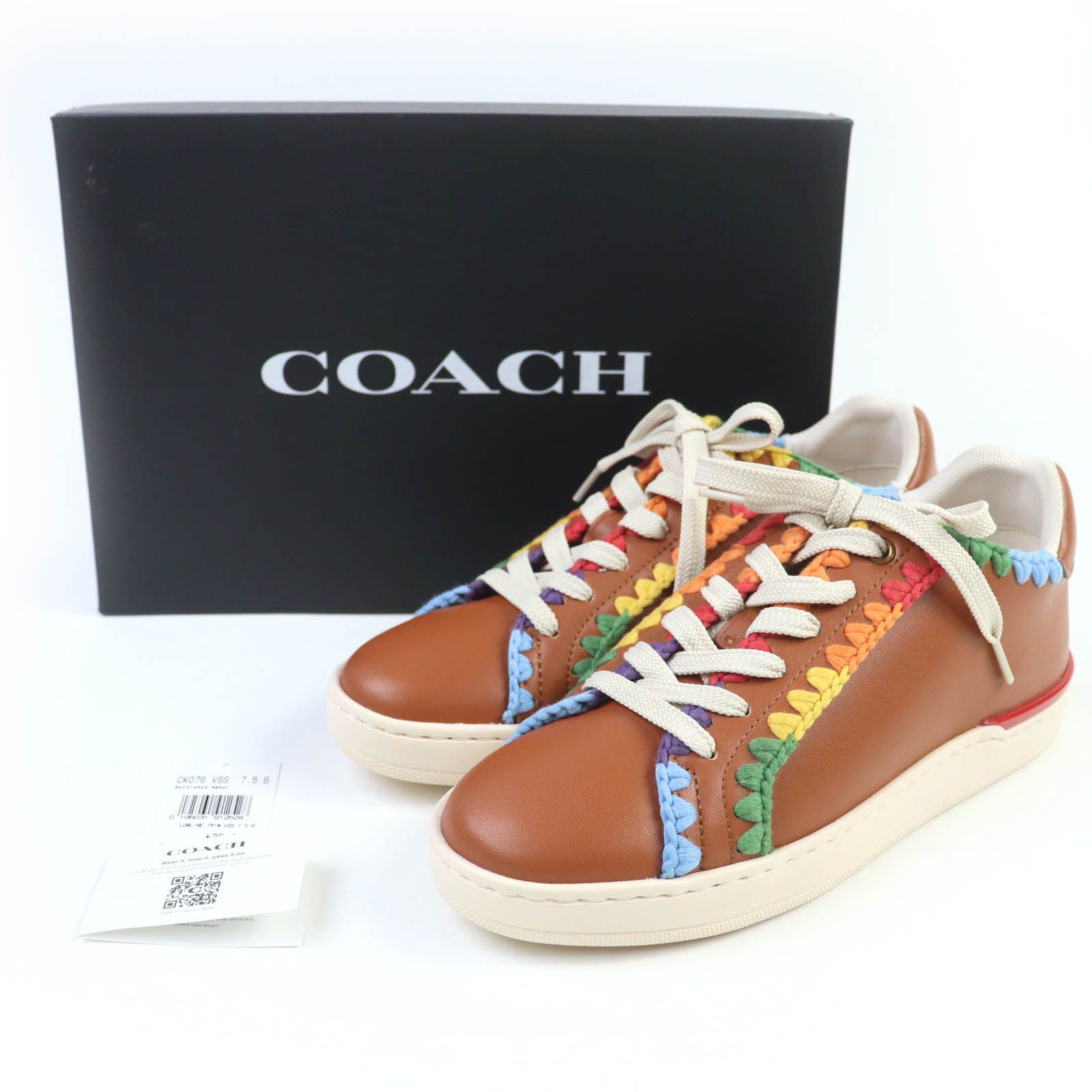 Coach Coach COACH Lowline Low Top Sneakers Leather Sneakers Leather Shoes DUTY FREE for USA Size ONE SIZE - 2 Thumbnail