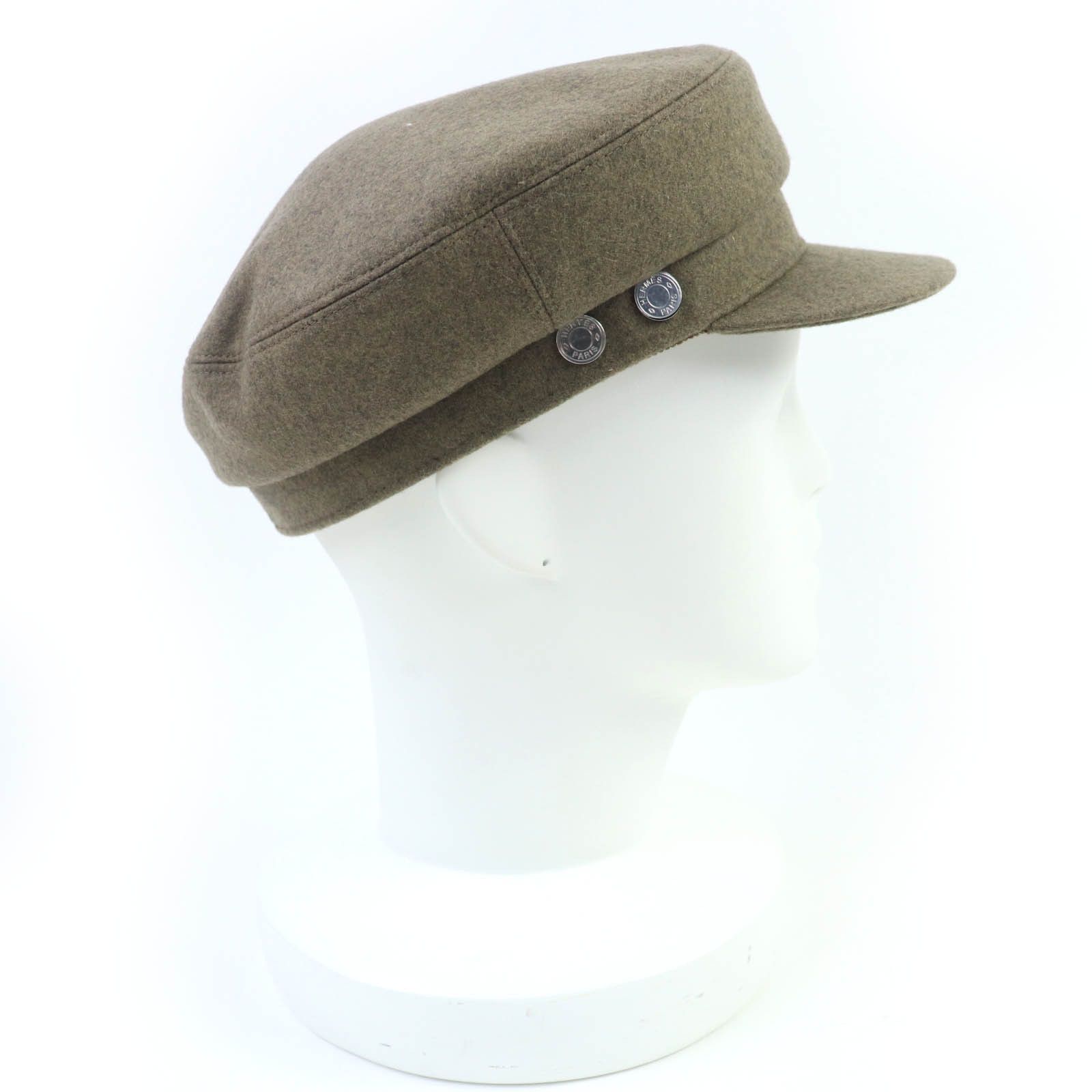 Hermes Hermes Hermes Casquette Deauville cashmere Hat Natural Material Hats DUTY FREE for USA Size ONE SIZE - 6 Thumbnail
