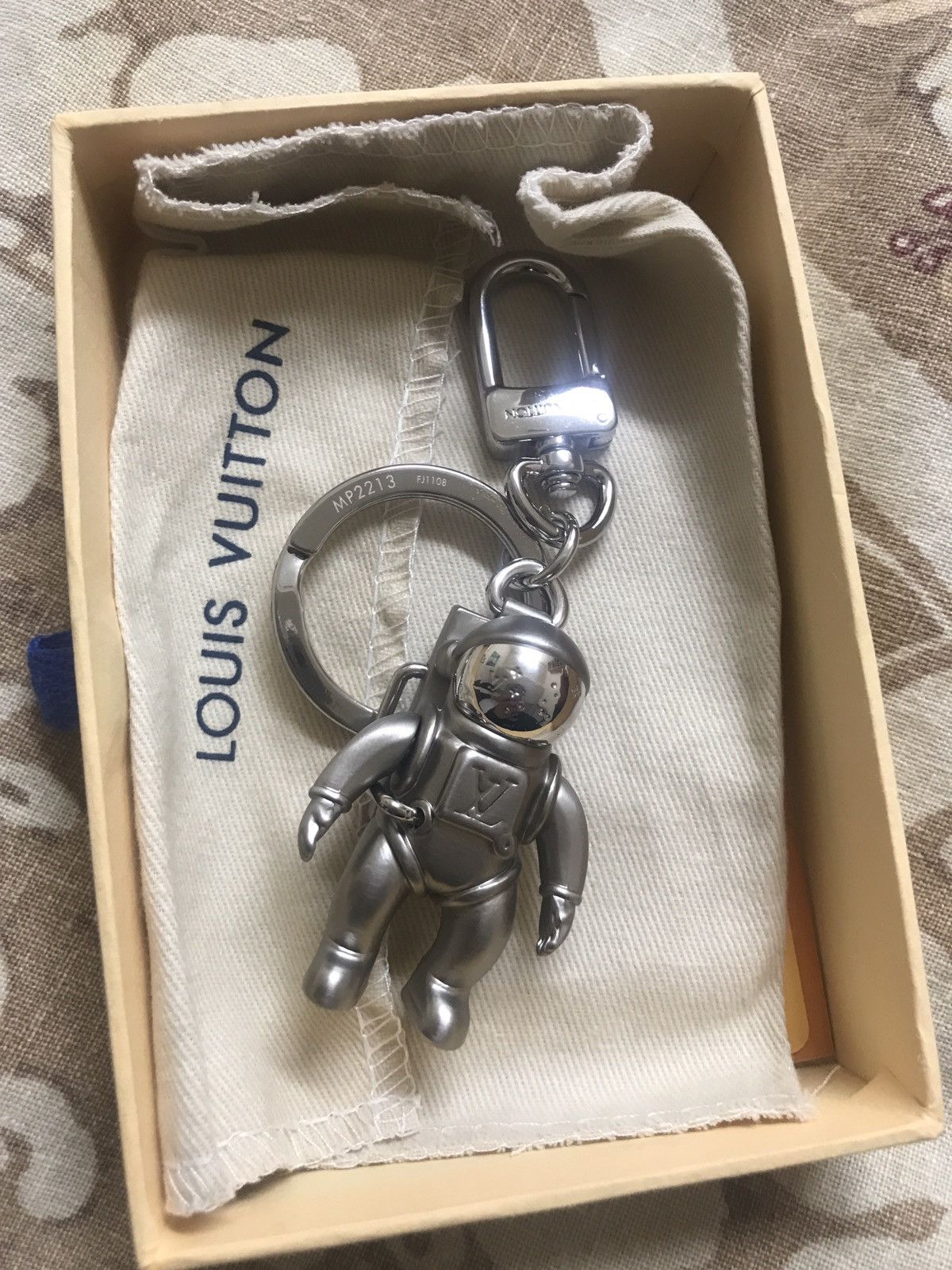 Louis Vuitton LV Galaxy Astronaut Keychain / Keyring