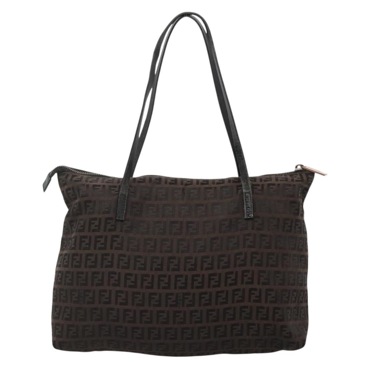 Fendi Fendi Roll Tote Zucca Canvas Size ONE SIZE - 17 Thumbnail