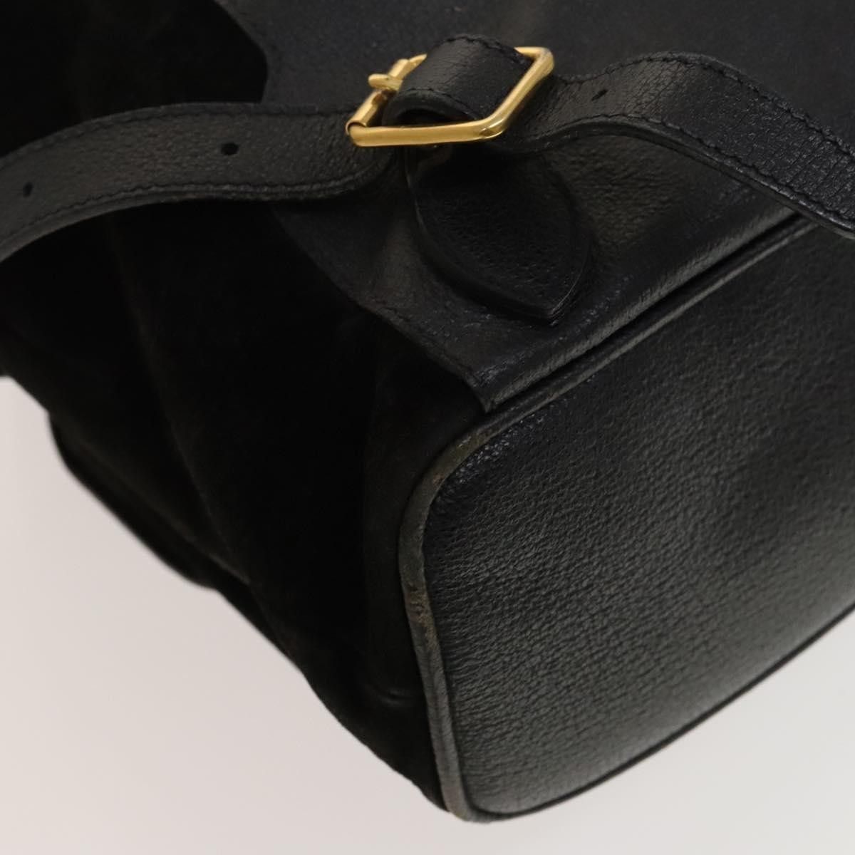 Gucci Gucci Vintage Bamboo Backpack Suede Size ONE SIZE - 9 Thumbnail