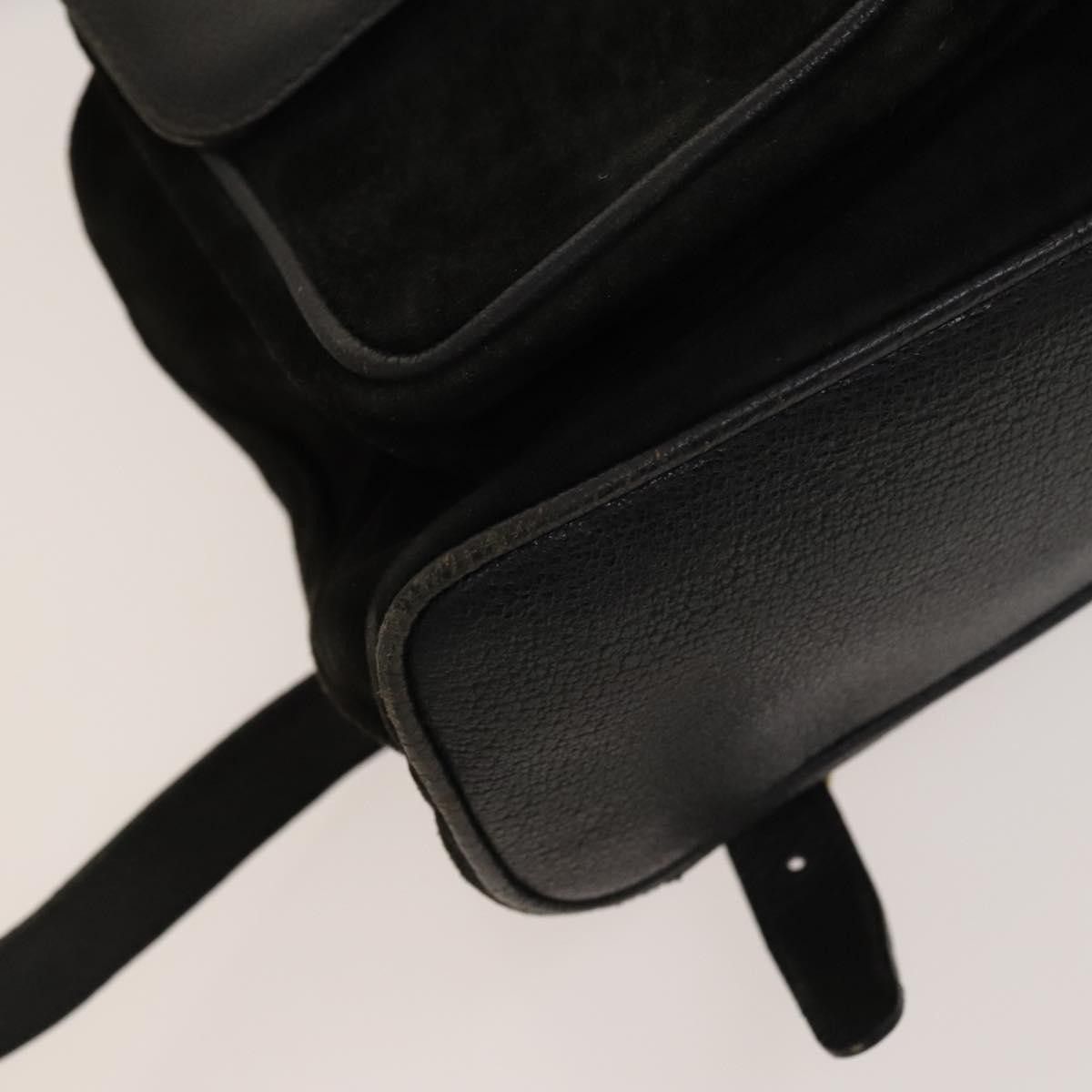 Gucci Gucci Vintage Bamboo Backpack Suede Size ONE SIZE - 11 Thumbnail