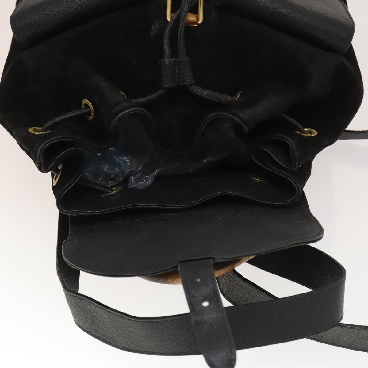 Gucci Gucci Vintage Bamboo Backpack Suede Size ONE SIZE - 16 Thumbnail
