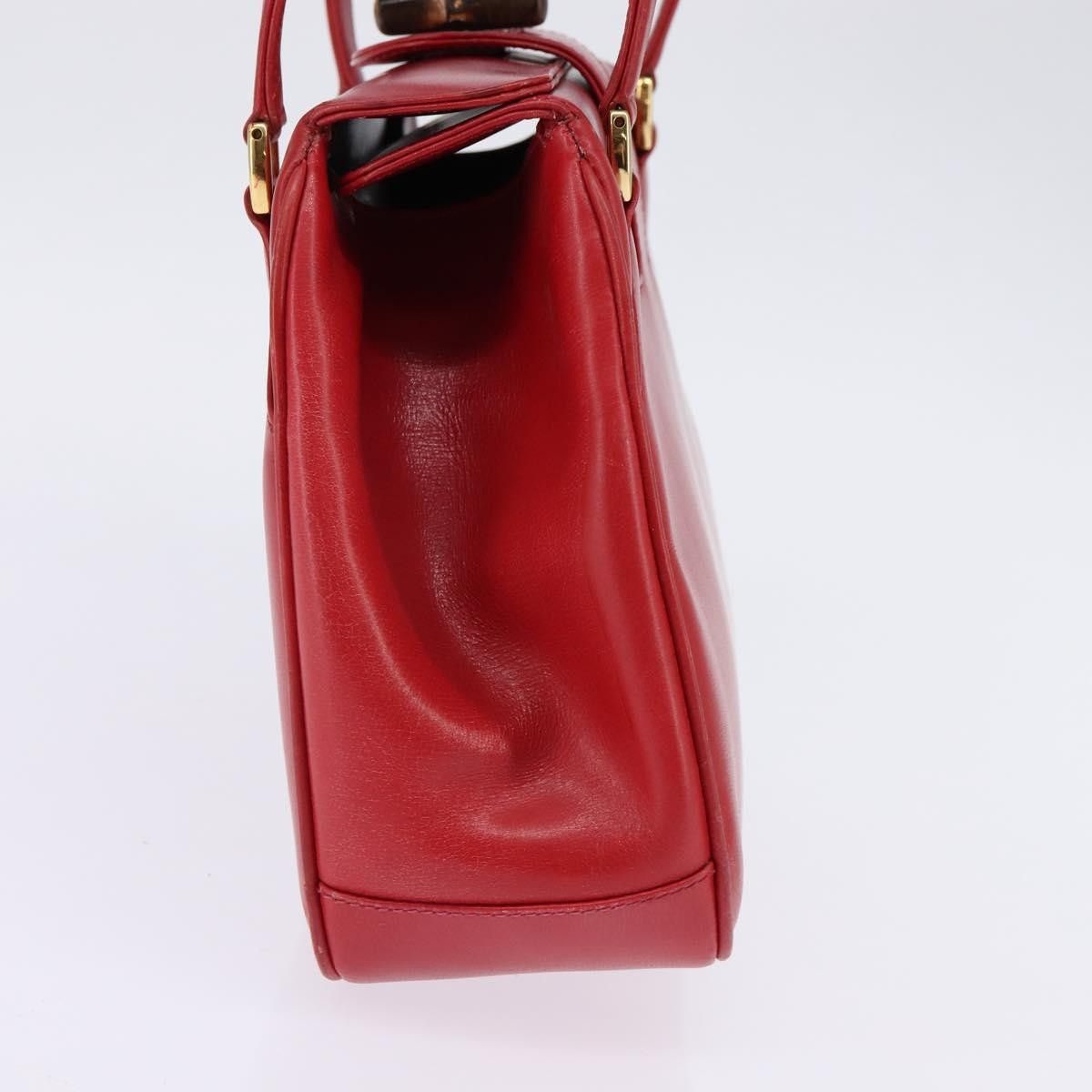 Gucci Gucci Vintage Bamboo Shoulder Bag Leather Size ONE SIZE - 4 Thumbnail