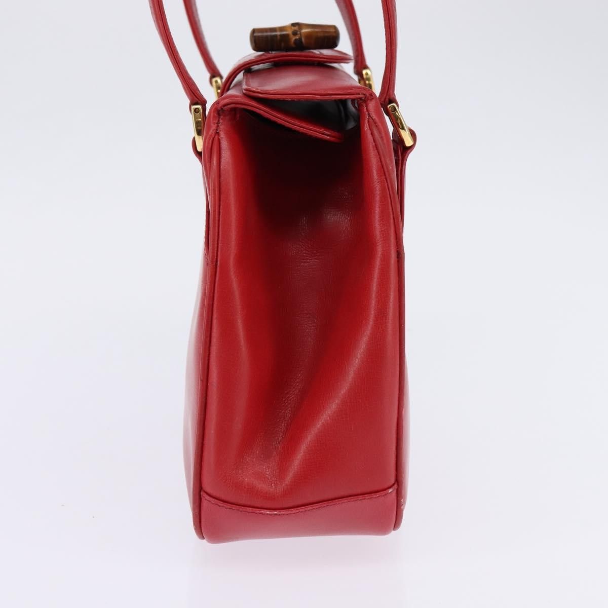 Gucci Gucci Vintage Bamboo Shoulder Bag Leather Size ONE SIZE - 3 Thumbnail