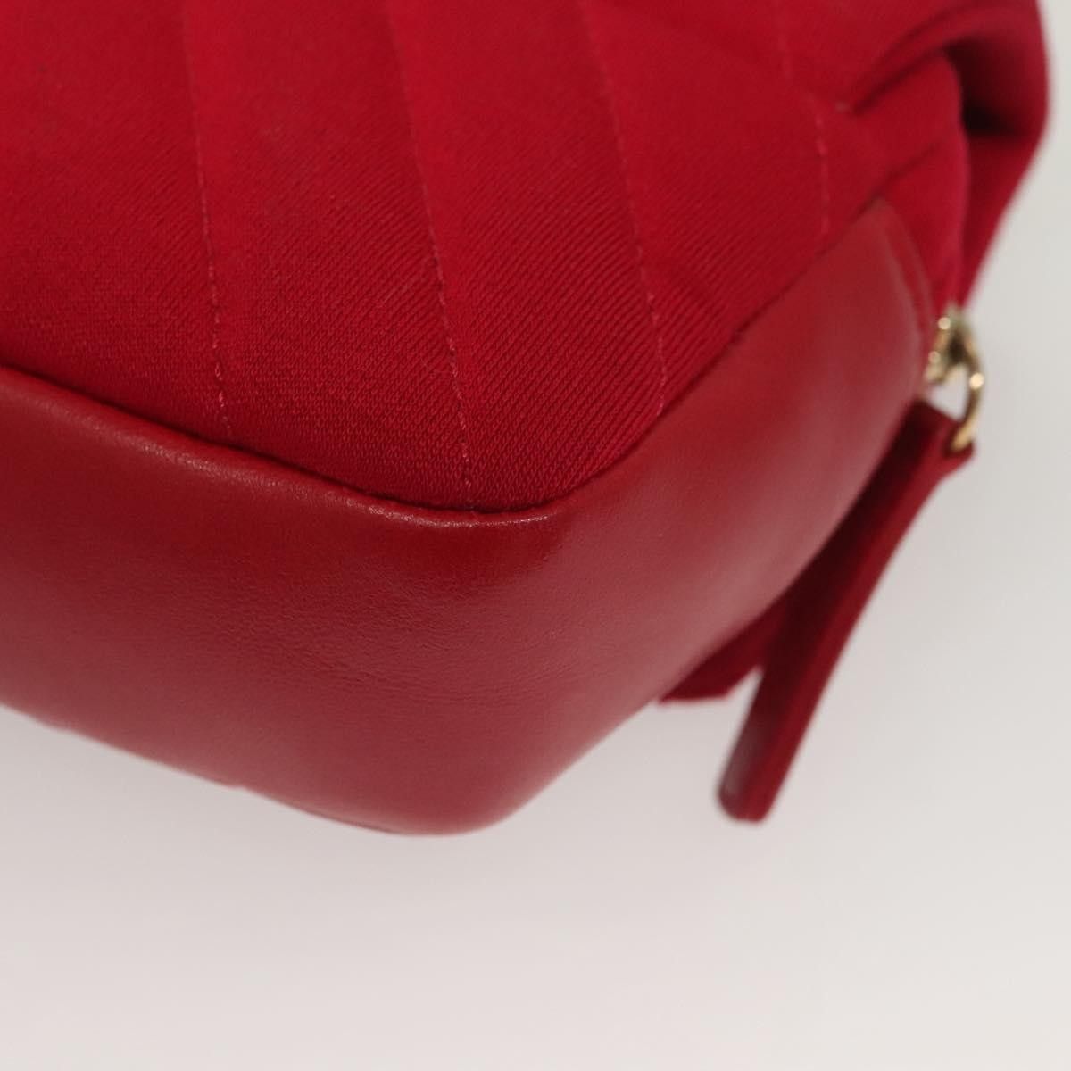 Chanel Chanel Classic Single Flap Bag Chevron Jersey Size ONE SIZE - 12 Thumbnail