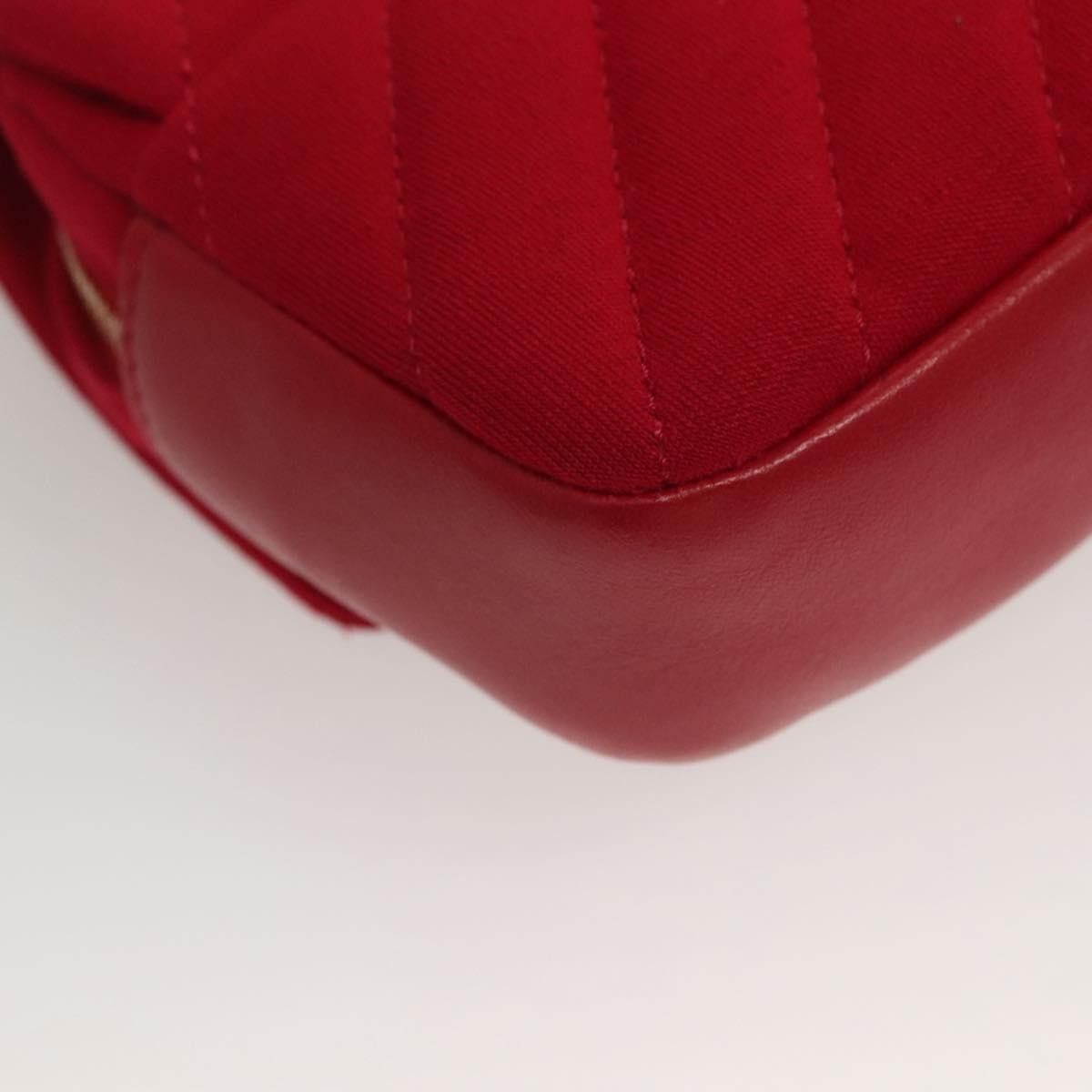 Chanel Chanel Classic Single Flap Bag Chevron Jersey Size ONE SIZE - 11 Thumbnail