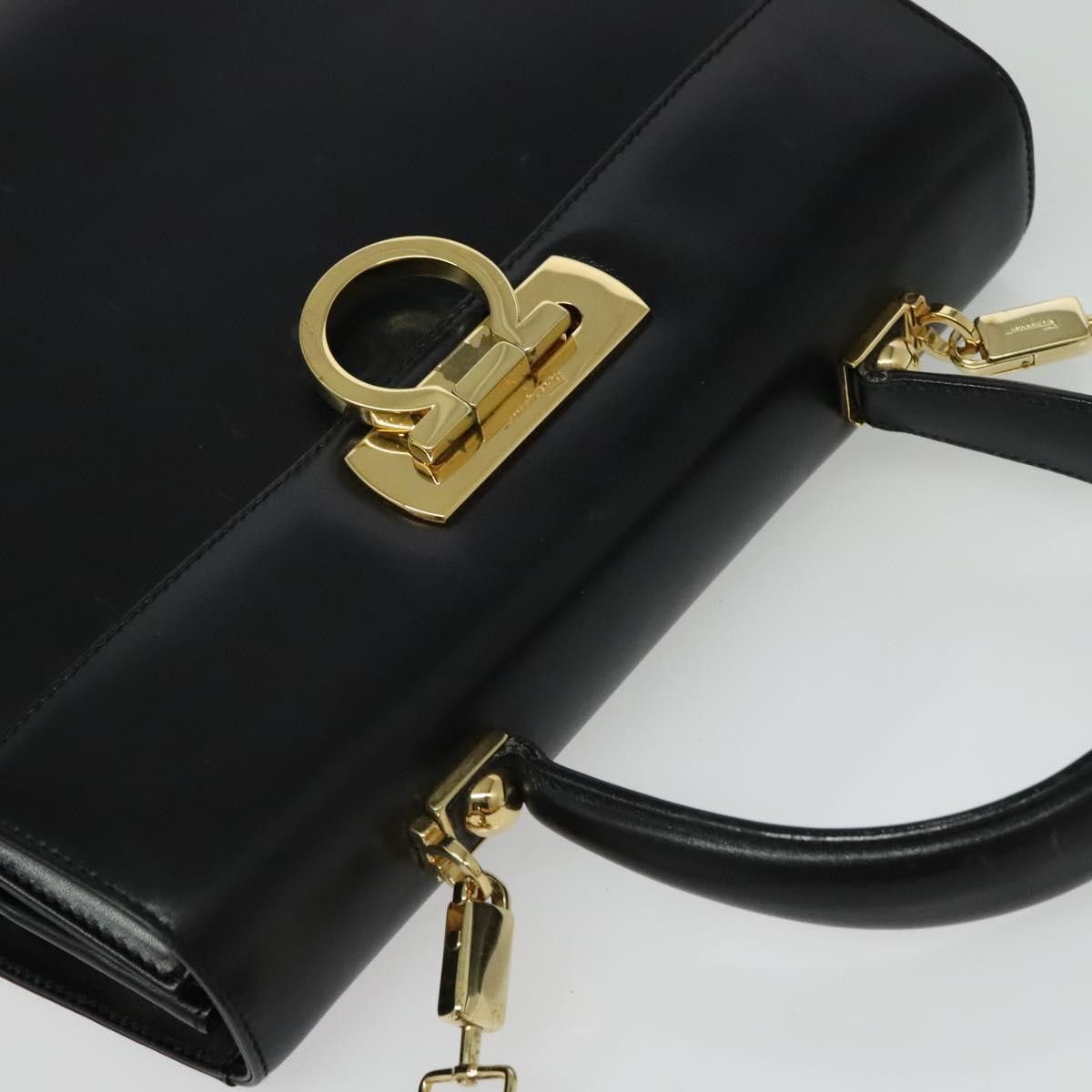 Salvatore Ferragamo Salvatore Ferragamo Gancini Convertible Top Handle Bag Leather Size ONE SIZE - 15 Thumbnail