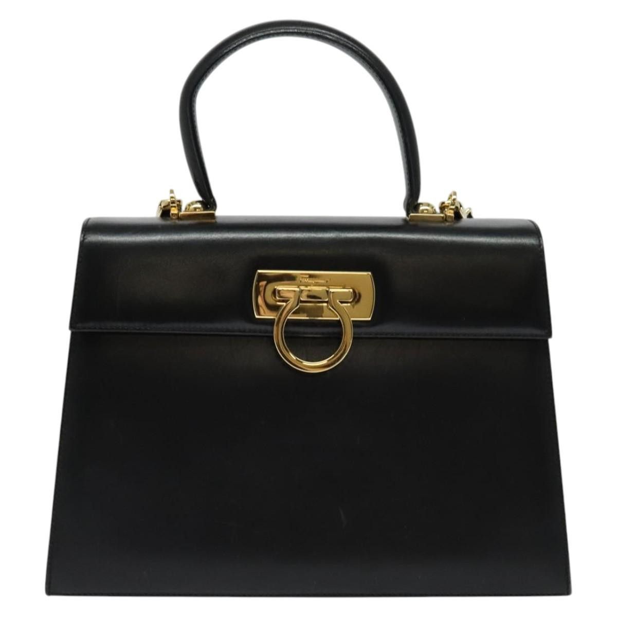 Salvatore Ferragamo Salvatore Ferragamo Gancini Convertible Top Handle Bag Leather Size ONE SIZE - 17 Thumbnail