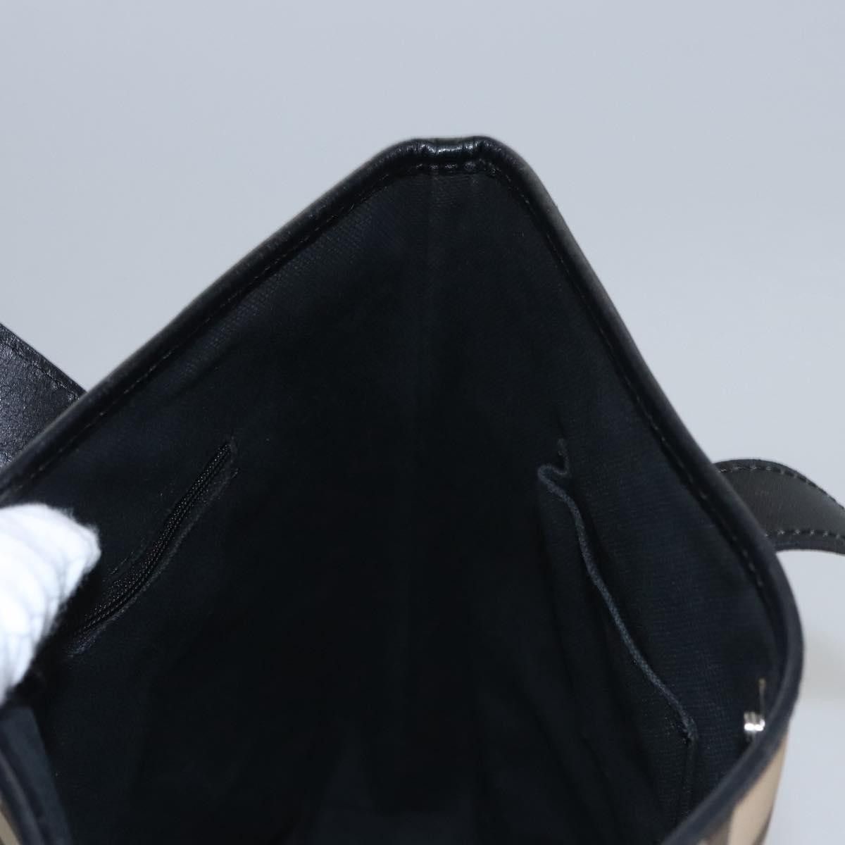 Burberry Burberry Vintage Open Tote Coated Canvas with Studded Leather Size ONE SIZE - 18 Thumbnail