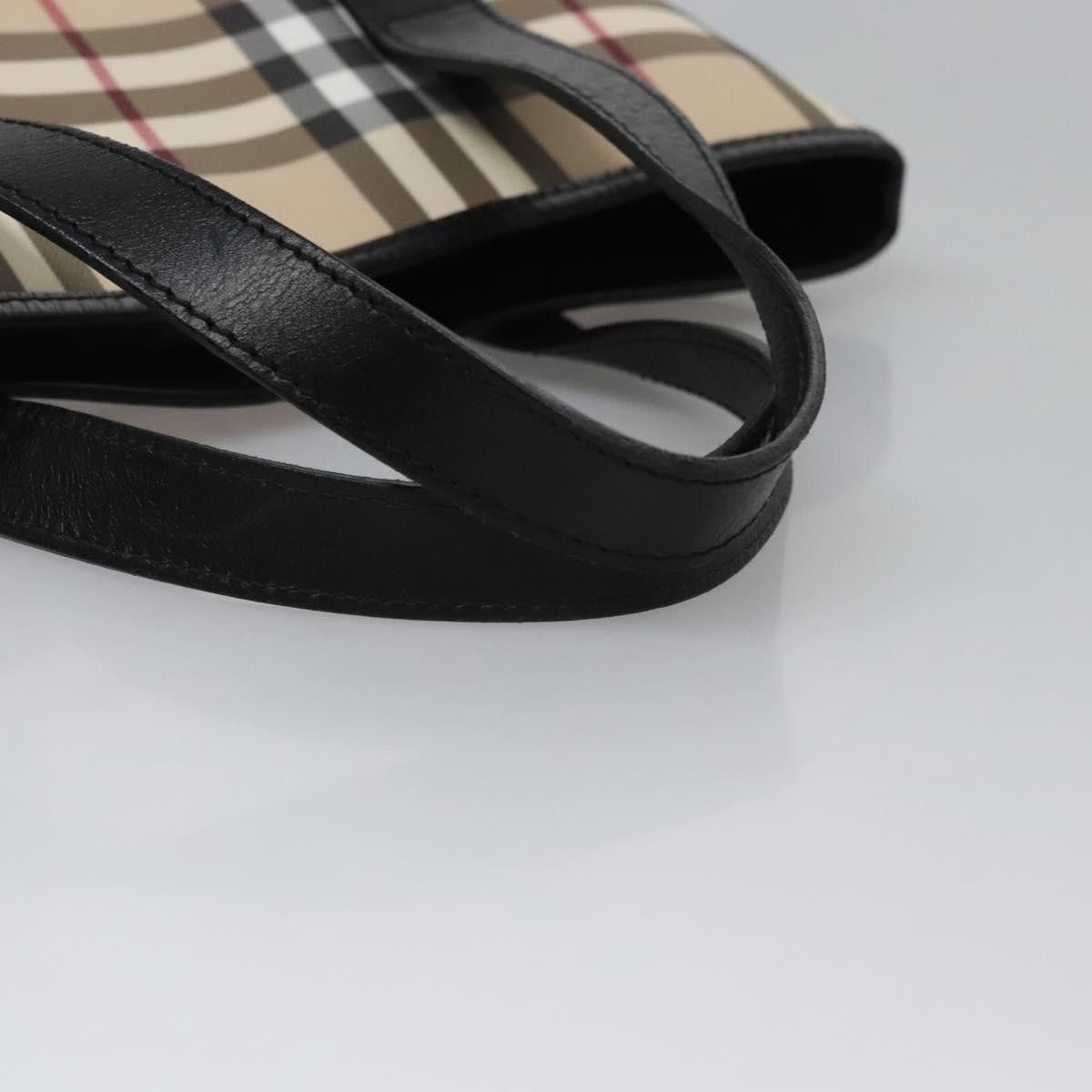Burberry Burberry Vintage Open Tote Coated Canvas with Studded Leather Size ONE SIZE - 8 Thumbnail
