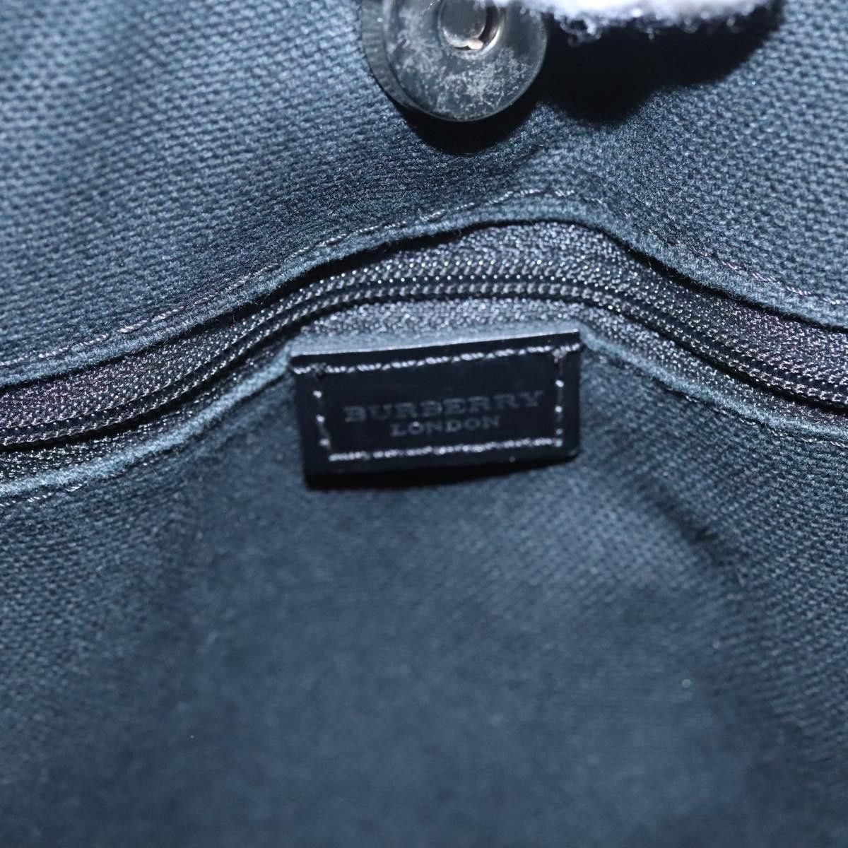 Burberry Burberry Vintage Open Tote Coated Canvas with Studded Leather Size ONE SIZE - 7 Thumbnail