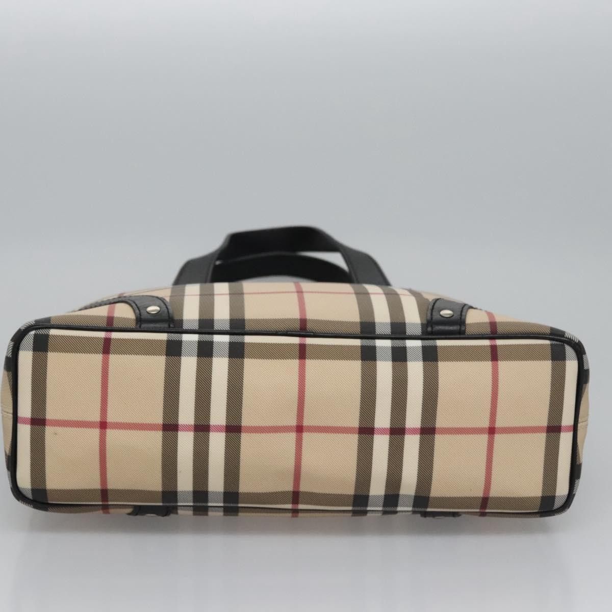 Burberry Burberry Vintage Open Tote Coated Canvas with Studded Leather Size ONE SIZE - 14 Thumbnail