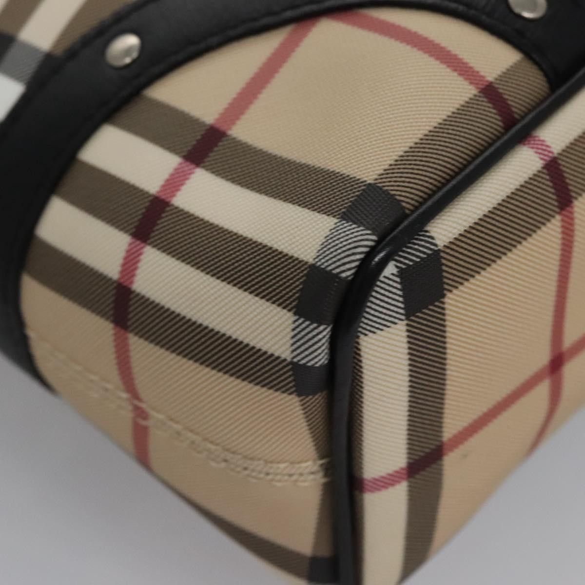 Burberry Burberry Vintage Open Tote Coated Canvas with Studded Leather Size ONE SIZE - 12 Thumbnail