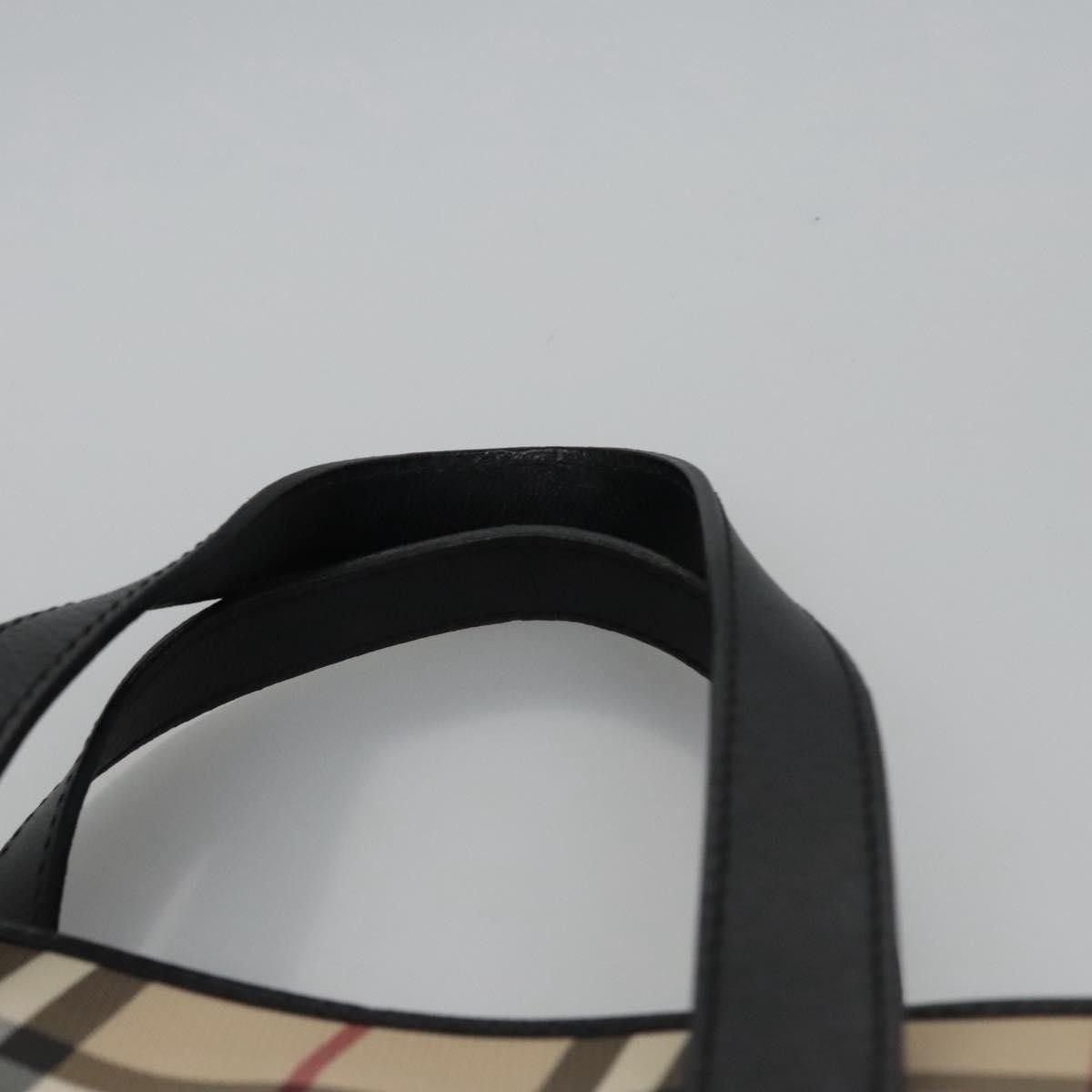 Burberry Burberry Vintage Open Tote Coated Canvas with Studded Leather Size ONE SIZE - 16 Thumbnail