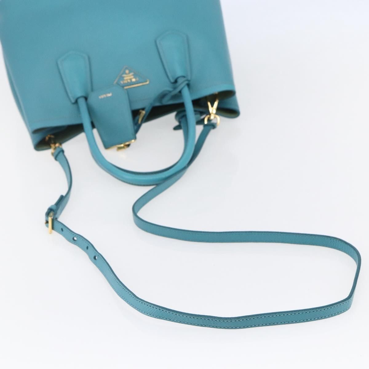 Prada Prada Cuir Double Tote Saffiano Leather Size ONE SIZE - 8 Thumbnail