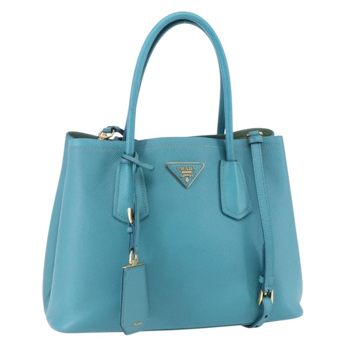 Prada Prada Cuir Double Tote Saffiano Leather Size ONE SIZE - 14 Thumbnail