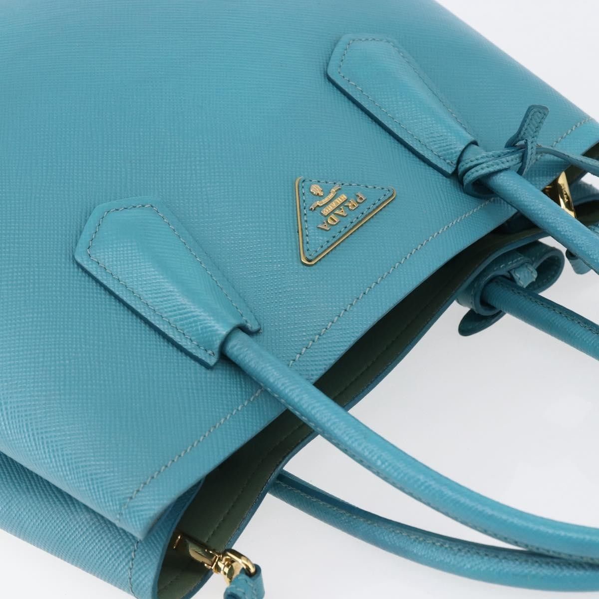 Prada Prada Cuir Double Tote Saffiano Leather Size ONE SIZE - 16 Thumbnail