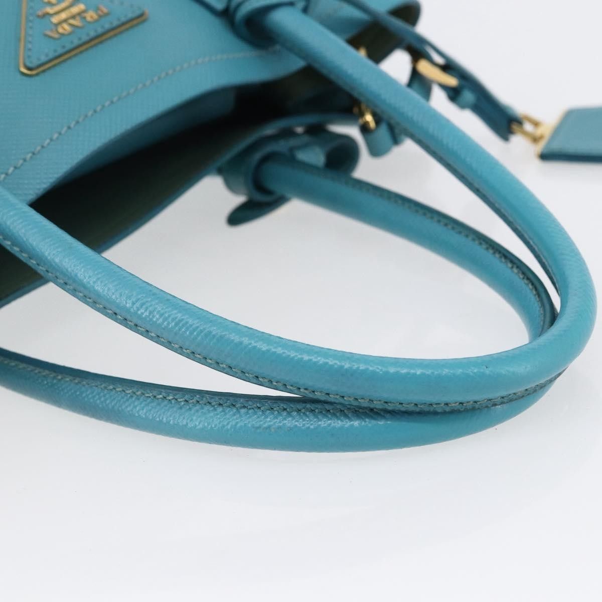 Prada Prada Cuir Double Tote Saffiano Leather Size ONE SIZE - 17 Thumbnail