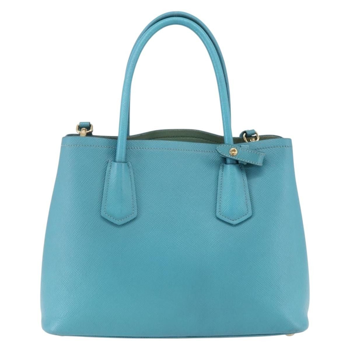 Prada Prada Cuir Double Tote Saffiano Leather Size ONE SIZE - 2 Thumbnail