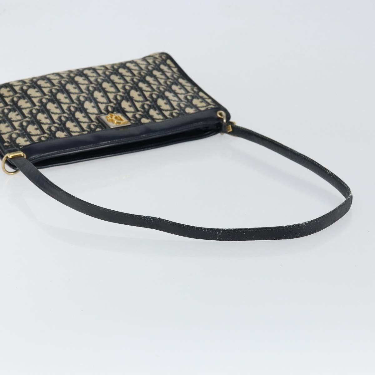Dior Christian Dior Vintage Trotter Shoulder Bag Canvas Size ONE SIZE - 7 Thumbnail
