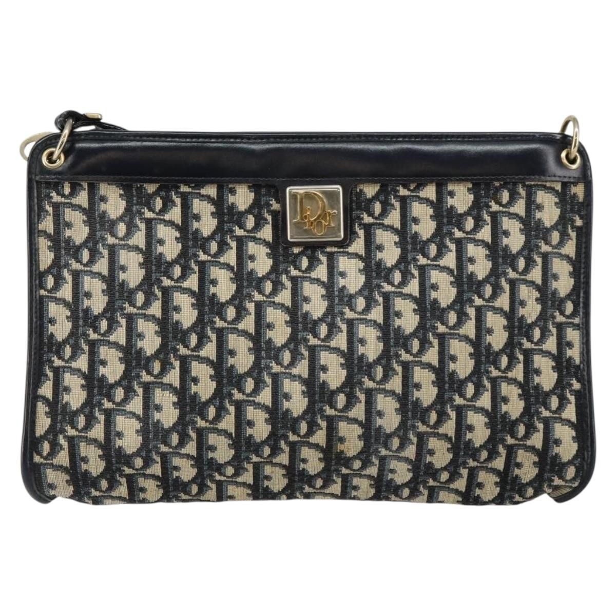 Dior Christian Dior Vintage Trotter Shoulder Bag Canvas Size ONE SIZE - 18 Thumbnail