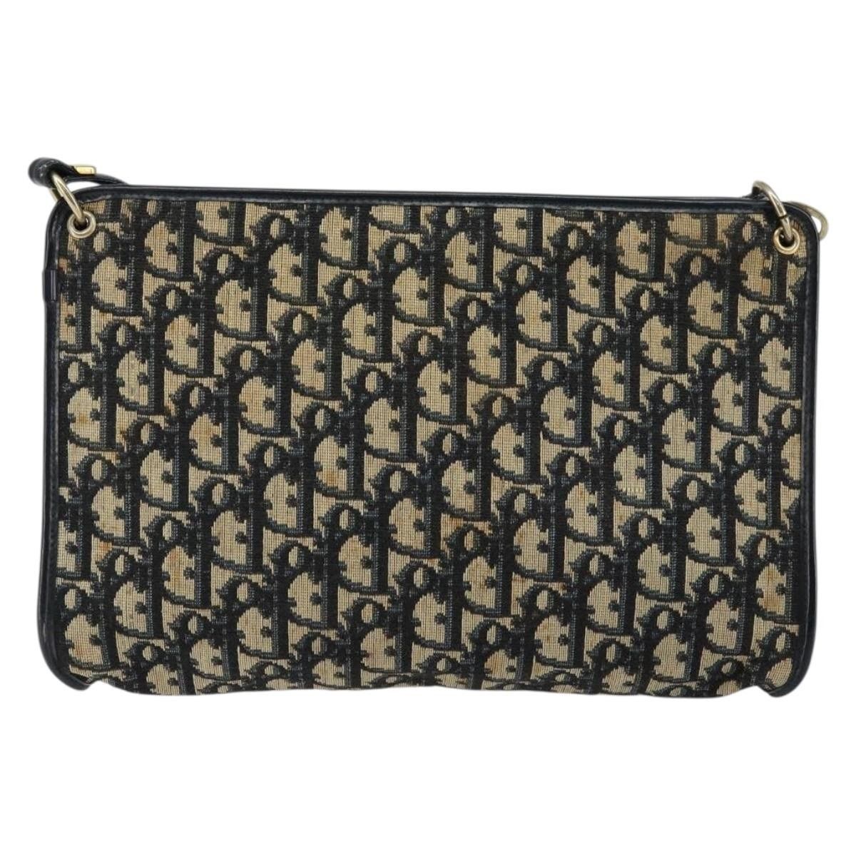 Dior Christian Dior Vintage Trotter Shoulder Bag Canvas Size ONE SIZE - 2 Thumbnail