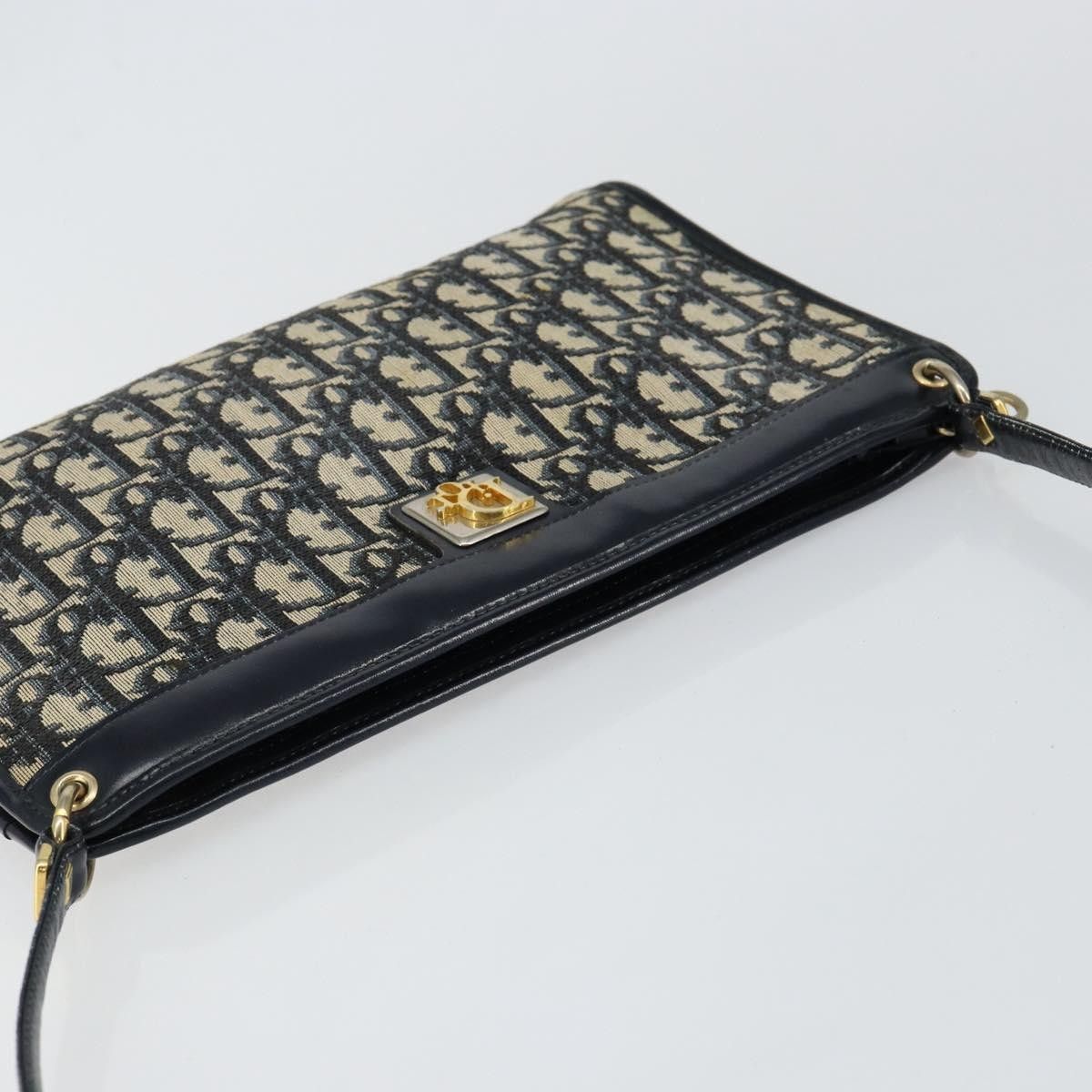 Dior Christian Dior Vintage Trotter Shoulder Bag Canvas Size ONE SIZE - 15 Thumbnail