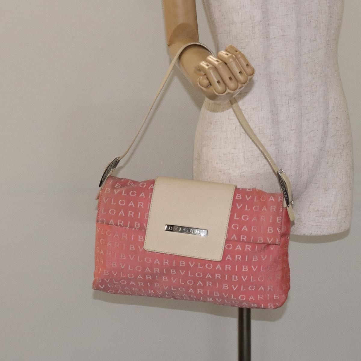 Bvlgari Bvlgari B.Zero1 Logomania Bag Canvas with Leather Size ONE SIZE - 15 Thumbnail