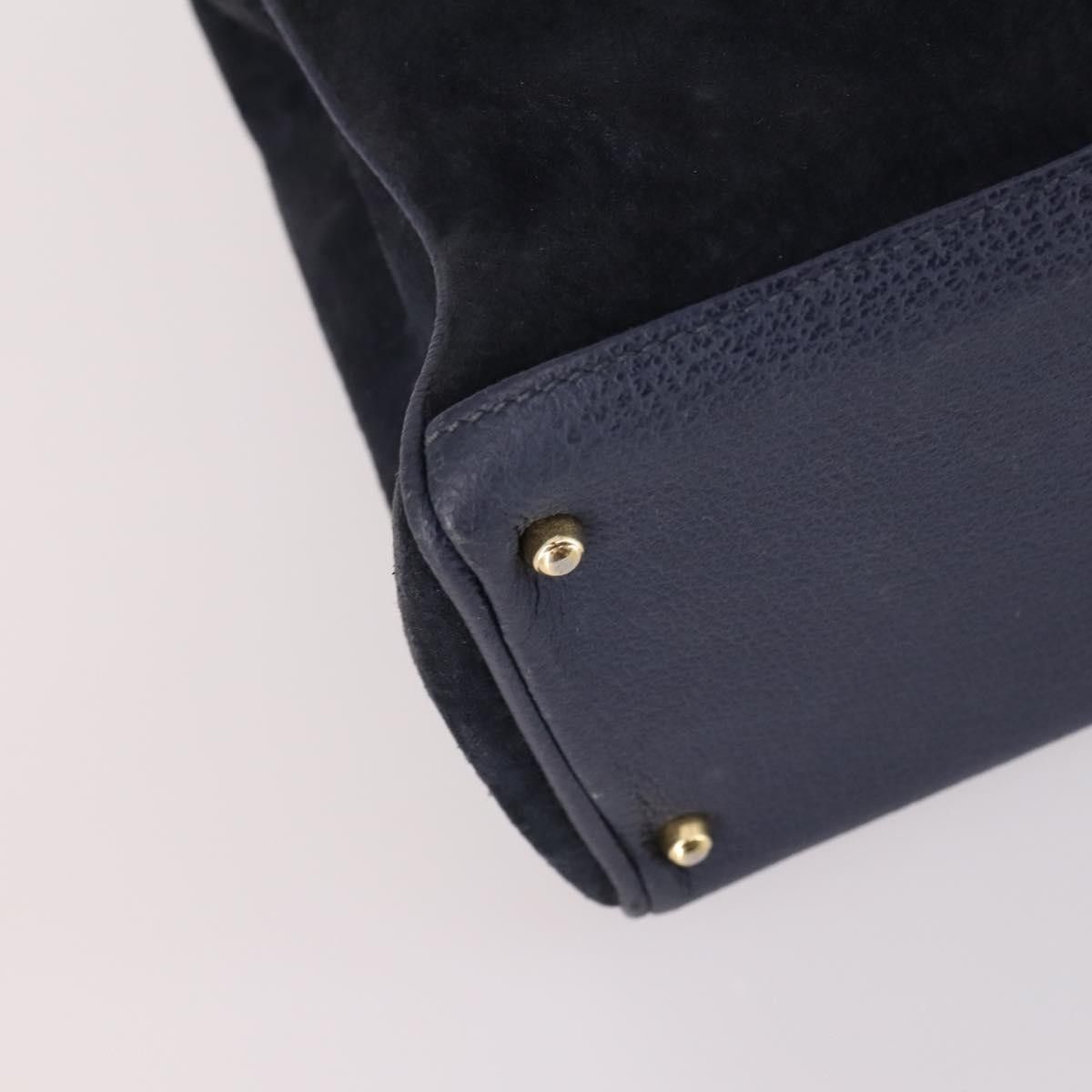 Gucci Gucci Vintage Bamboo Front Pocket Tote Suede Size ONE SIZE - 10 Thumbnail