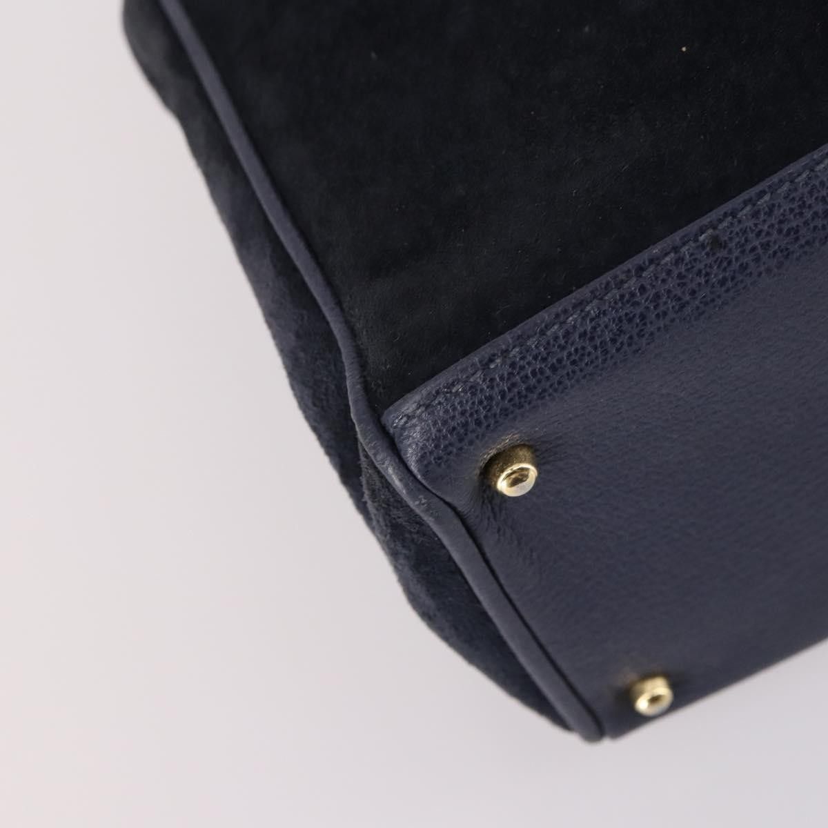 Gucci Gucci Vintage Bamboo Front Pocket Tote Suede Size ONE SIZE - 11 Thumbnail