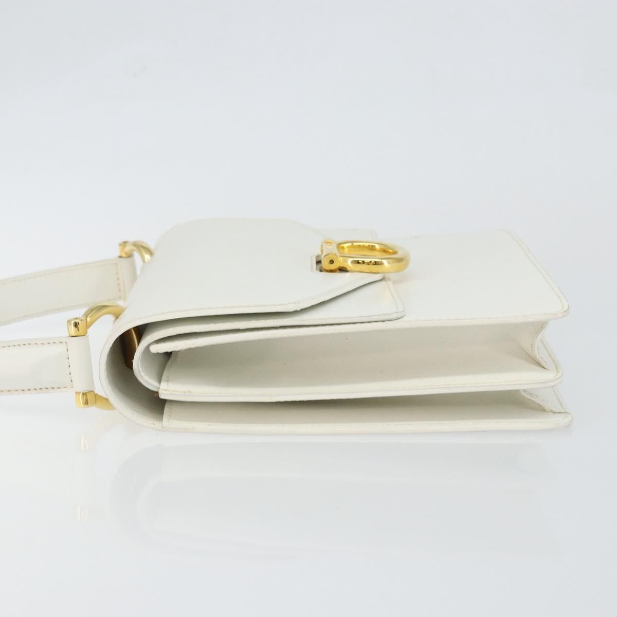 Celine Celine Gancini Handbag Leather Size ONE SIZE - 4 Thumbnail