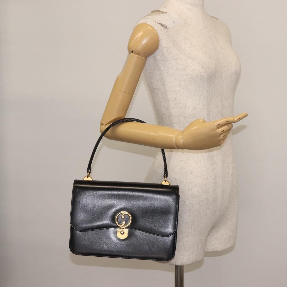 Gucci Gucci 1973 Flap Top Handle Bag Leather Size ONE SIZE - 13 Thumbnail