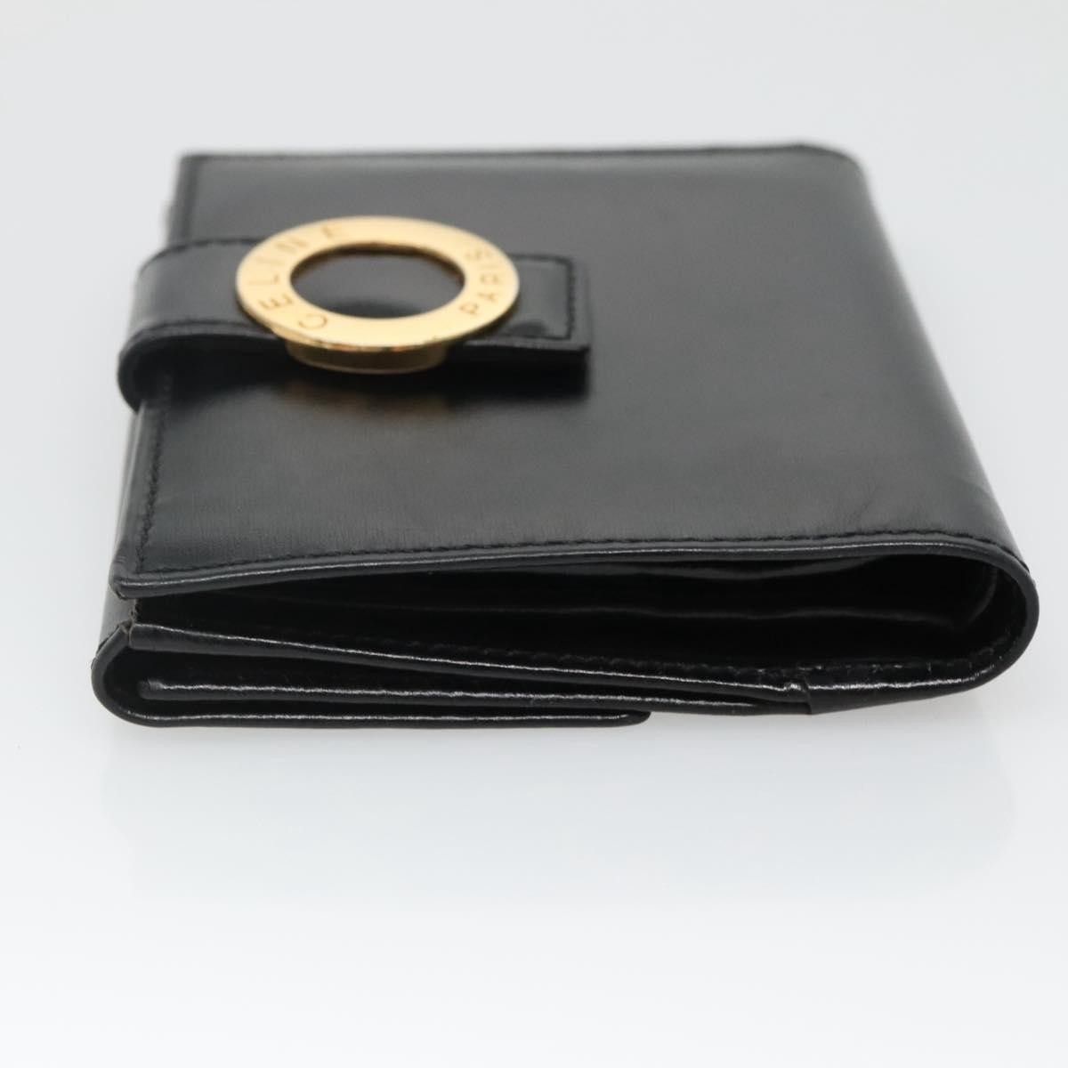 Celine Celine Circle Logo Compact Wallet Leather Size ONE SIZE - 4 Thumbnail