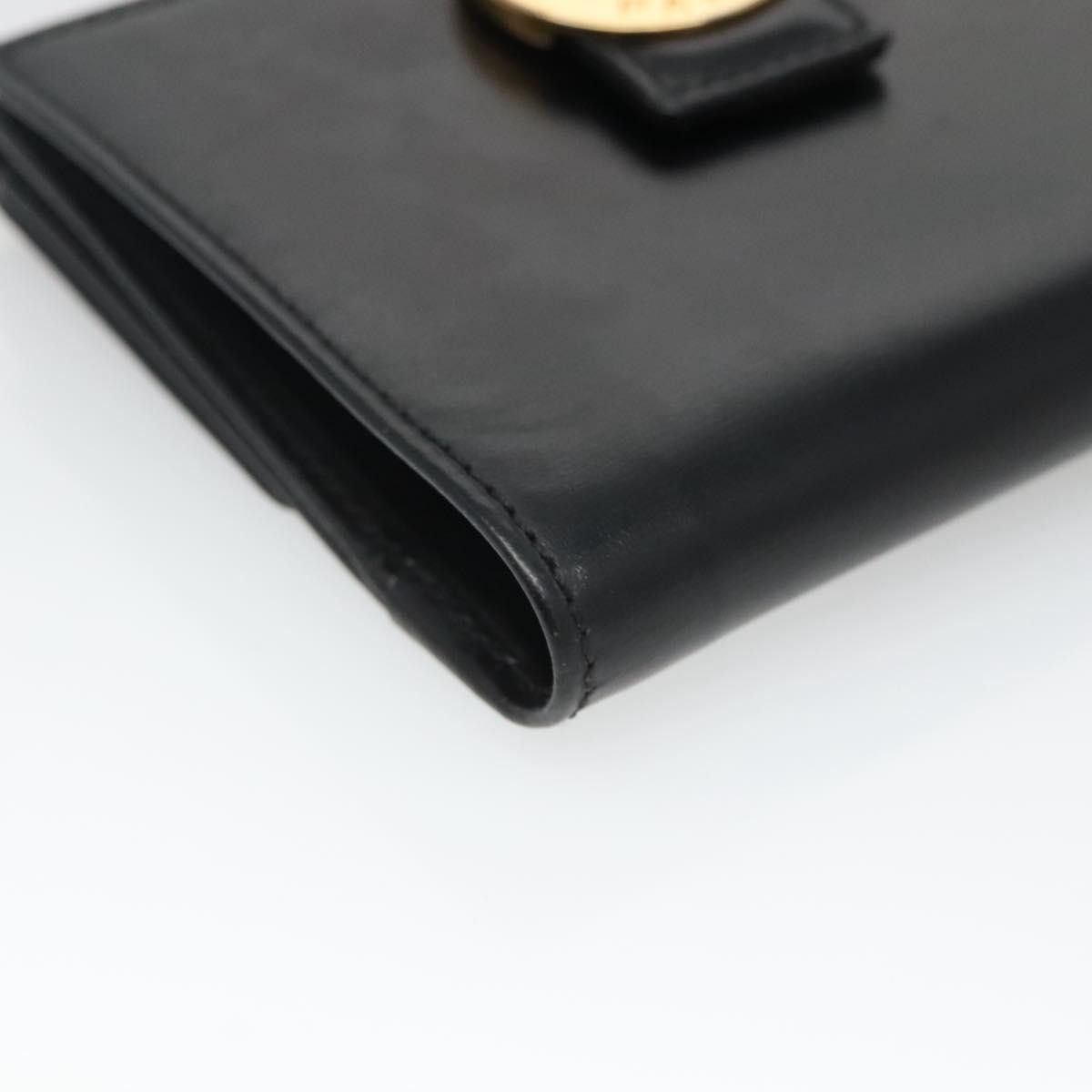 Celine Celine Circle Logo Compact Wallet Leather Size ONE SIZE - 8 Thumbnail