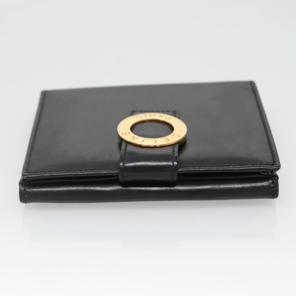Celine Celine Circle Logo Compact Wallet Leather Size ONE SIZE - 12 Thumbnail