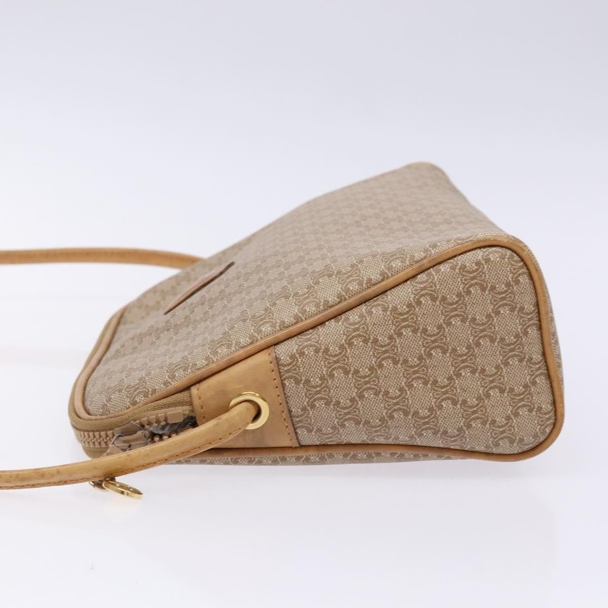 Celine Celine Vintage Macadam Shoulder Bag Canvas and Leather Size ONE SIZE - 4 Thumbnail