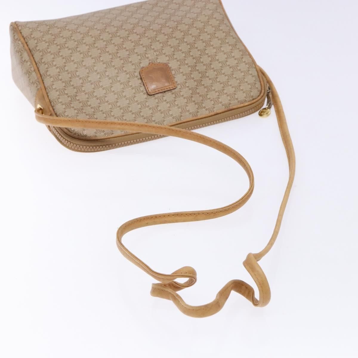Celine Celine Vintage Macadam Shoulder Bag Canvas and Leather Size ONE SIZE - 8 Thumbnail