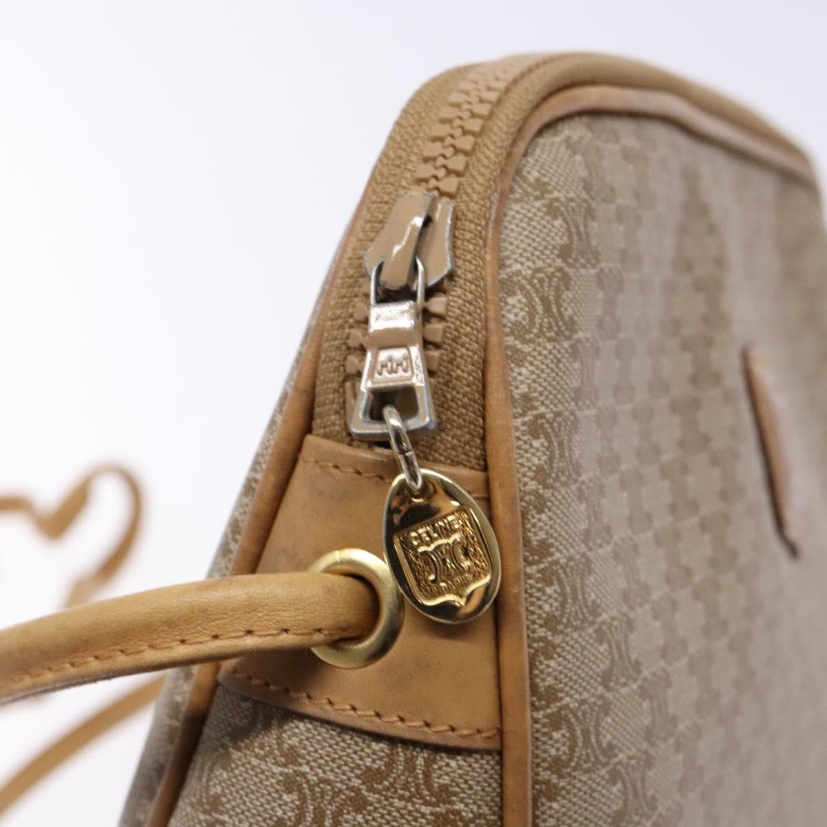 Celine Celine Vintage Macadam Shoulder Bag Canvas and Leather Size ONE SIZE - 13 Thumbnail