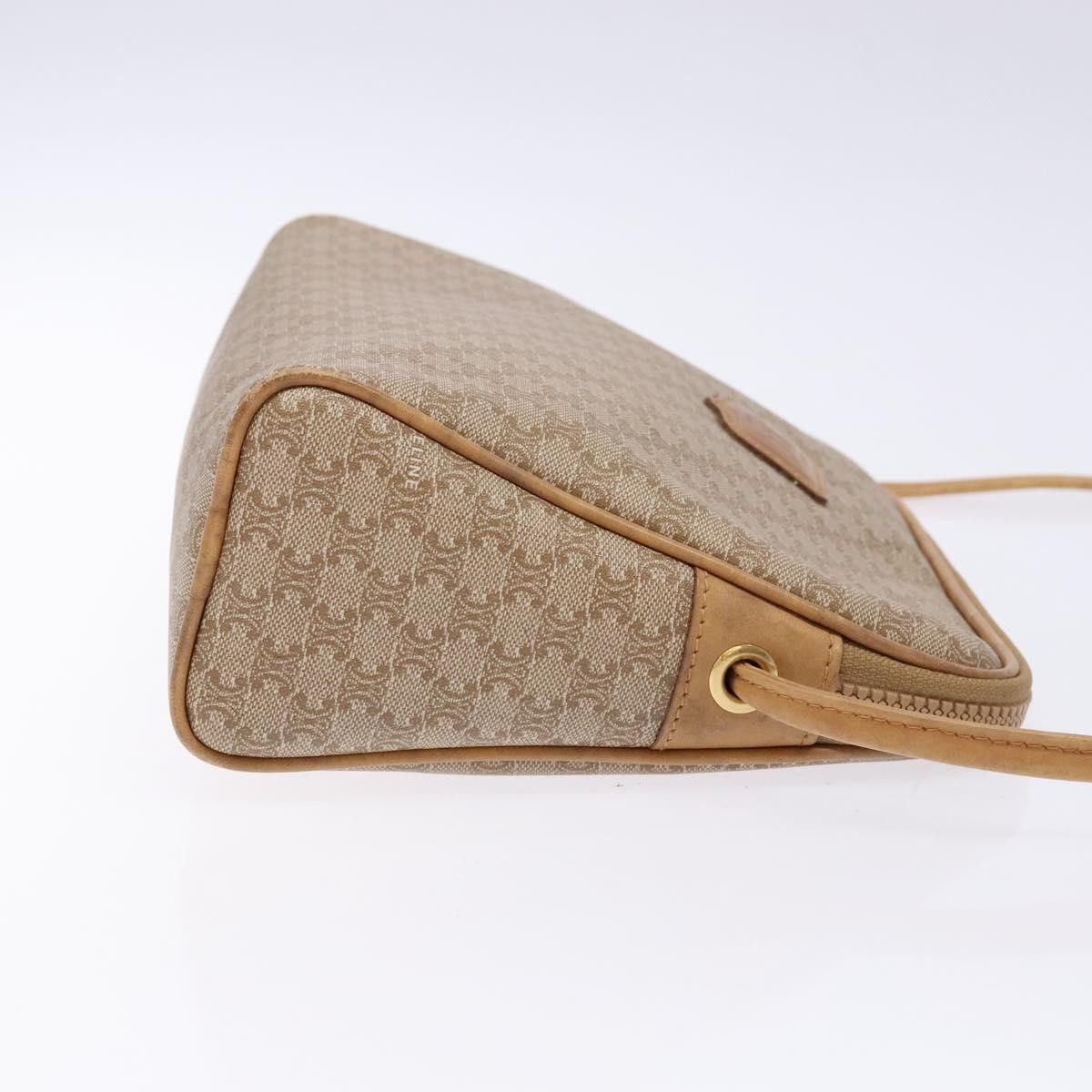 Celine Celine Vintage Macadam Shoulder Bag Canvas and Leather Size ONE SIZE - 3 Thumbnail