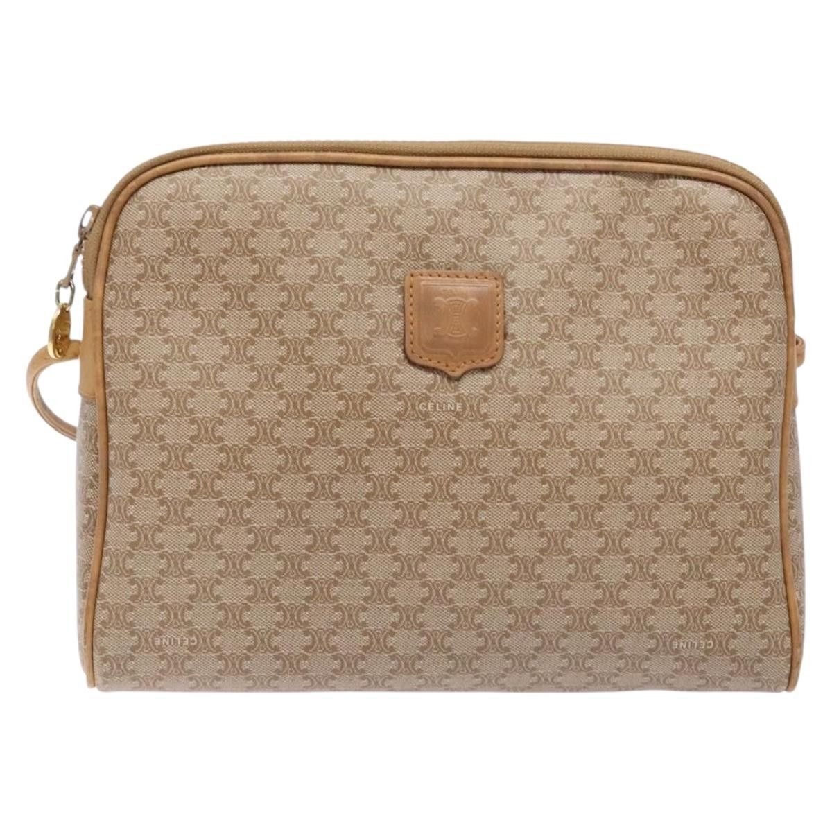 Celine Celine Vintage Macadam Shoulder Bag Canvas and Leather Size ONE SIZE - 19 Thumbnail