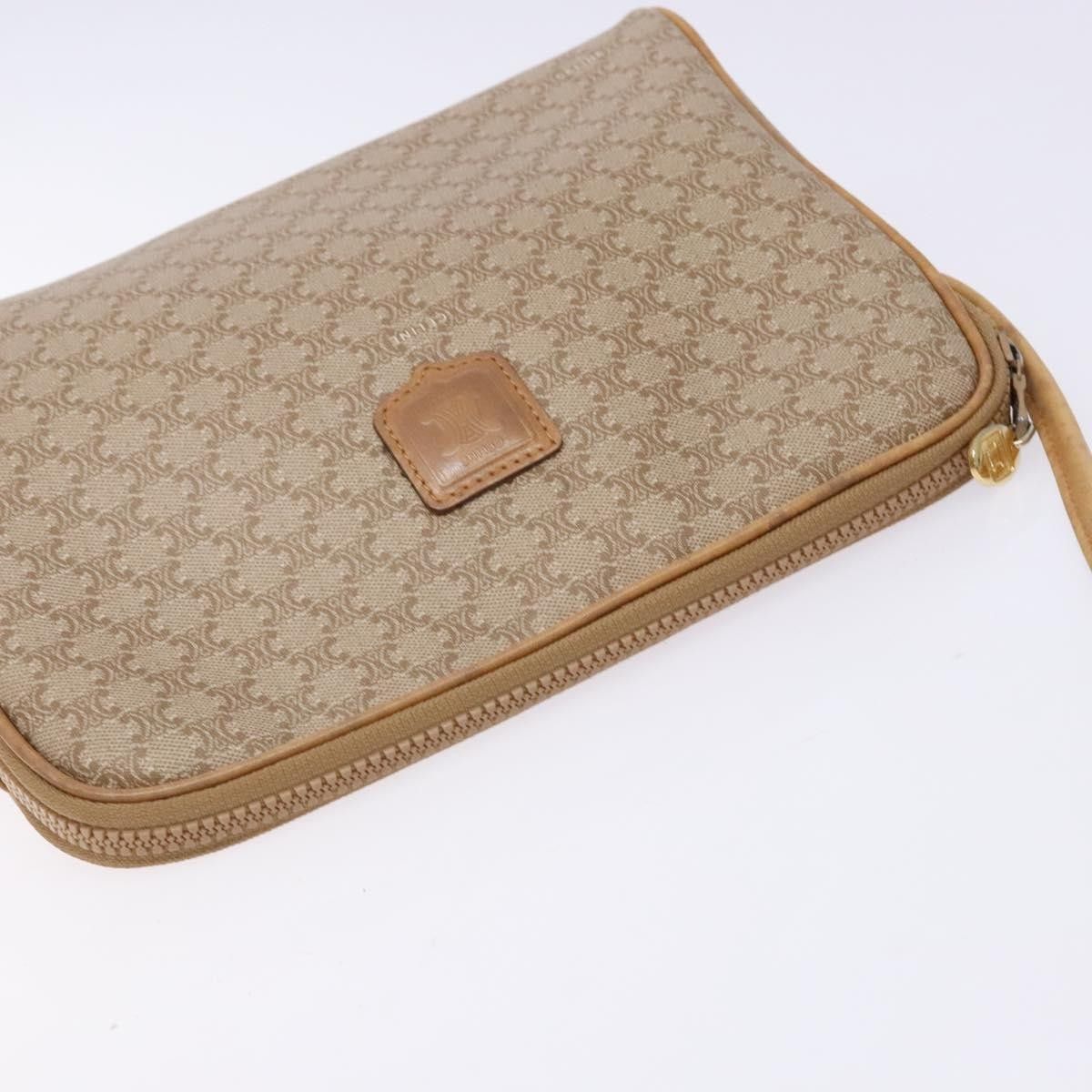 Celine Celine Vintage Macadam Shoulder Bag Canvas and Leather Size ONE SIZE - 16 Thumbnail