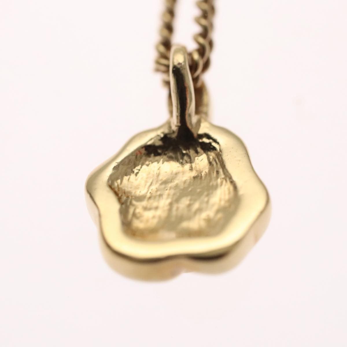 Dior Christian Dior Logo Flower Necklace Metal with Crystals Size ONE SIZE - 3 Thumbnail