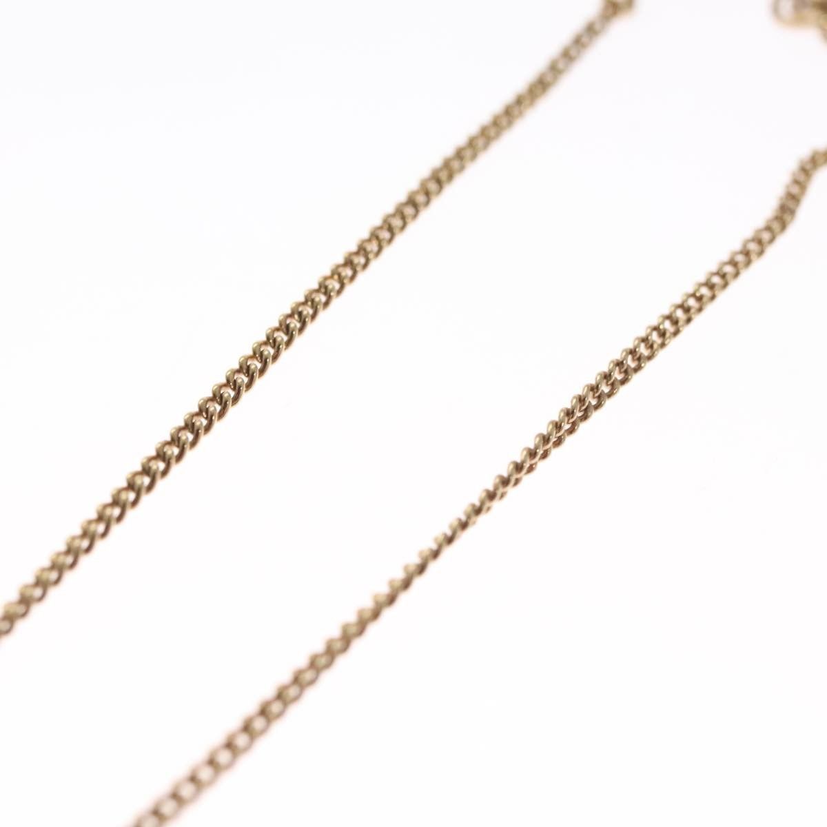 Dior Christian Dior Logo Flower Necklace Metal with Crystals Size ONE SIZE - 11 Thumbnail