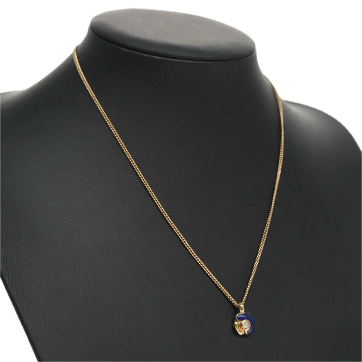 Dior Christian Dior Logo Flower Necklace Metal with Crystals Size ONE SIZE - 6 Thumbnail